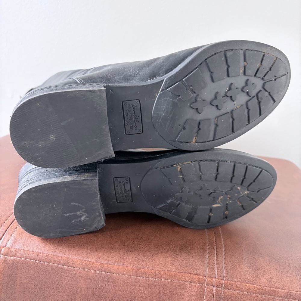 Sam Edelman Penny Leather Riding Boots - Black - Picture 7 of 10